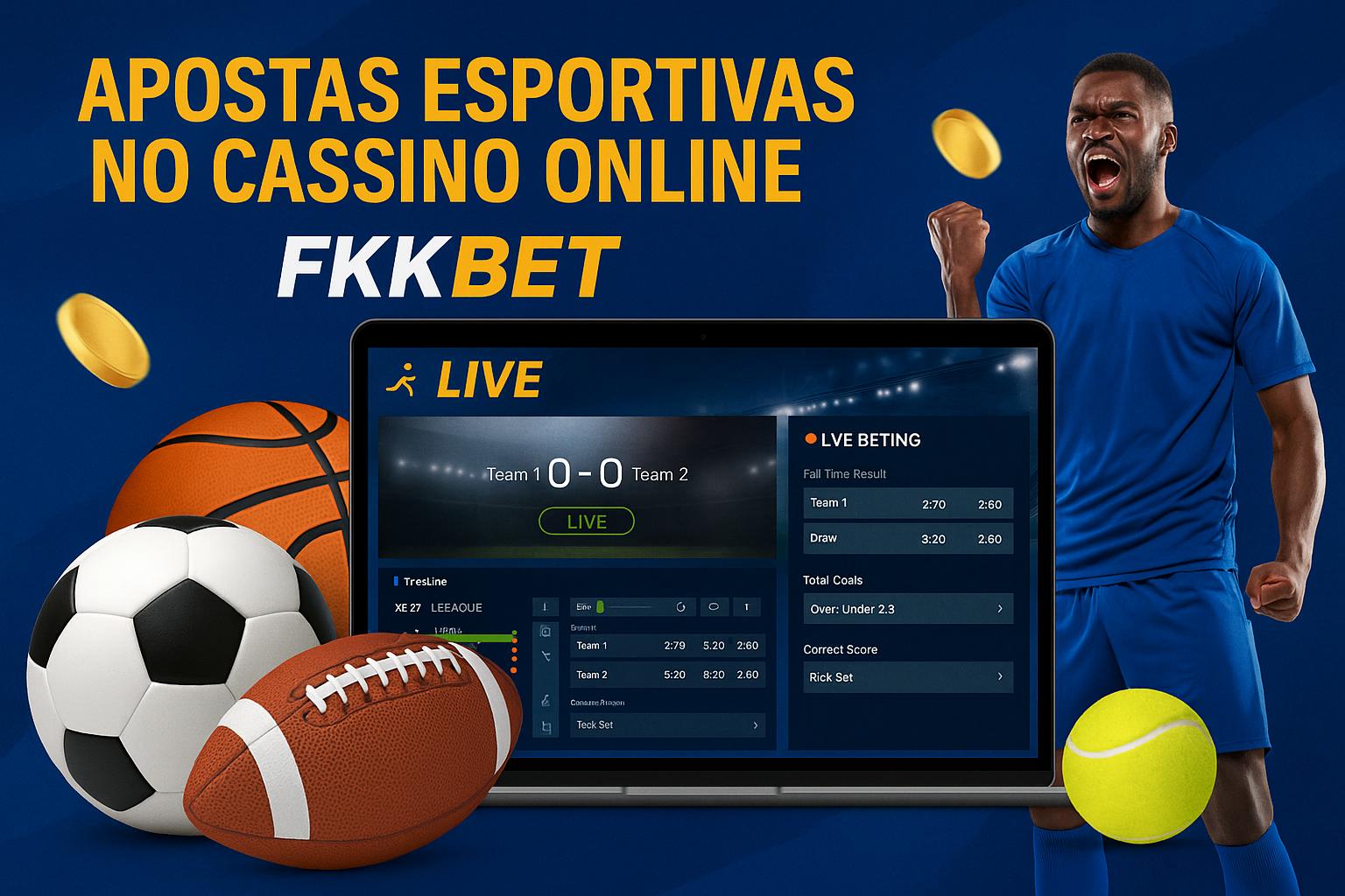 Aposte em apostas esportivas no cassino online FKKBET